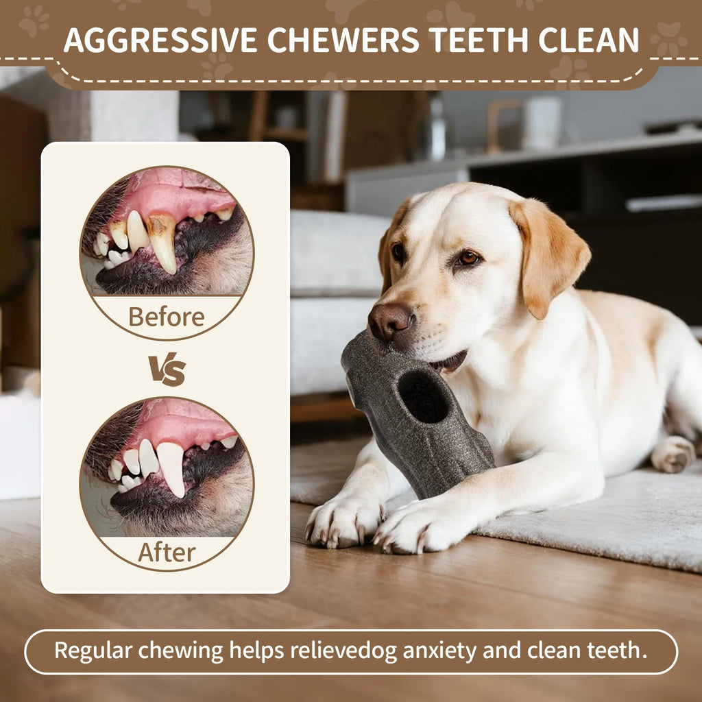 Indestructible Dog Toy for Aggressive Chewers, Frozen Treat Holder with Molds